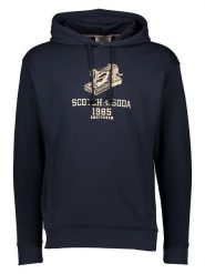 Scotch & Soda Bluza w kolorze granatowym rozmiar: S. Niebieskie bluzy z kapturem Scotch & Soda, s, bez wzorów, z kapturem. Za 136.13 zł.