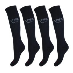 Skarpety jeździeckie STAPP Compression Czarny/Szary. Czarne skarpety STAPP HORSE, bez wzorów, z materiału. Za 318.99 zł.