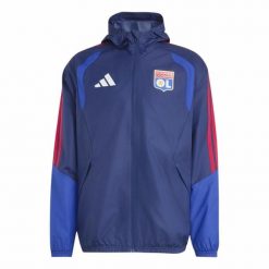 Kurtka All Weather OL Tiro 26. Niebieskie kurtki Adidas, l, bez wzorów, z materiału, bez kaptura. Za 423.00 zł.