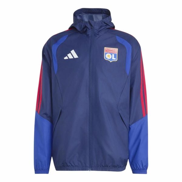 Kurtka All Weather OL Tiro 26. Niebieskie kurtki Adidas, s, bez wzorów, z materiału, bez kaptura. Za 429.50 zł.