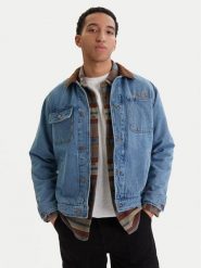 RVCA Kurtka jeansowa Post Dayshift 23A213506 Niebieski Regular Fit. Niebieskie kurtki RVCA, m, bez wzorów, z bawełny, bez kaptura. Za 739.99 zł.