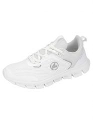 Jako Sneakersy "Mentary" w kolorze białym rozmiar: 42. Białe buty sportowe casual JAKO, bez wzorów, z materiału. Za 109.26 zł.