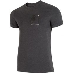T-shirt męski TSM003 - ciemny szary melanż. T-shirty 4F. W wyprzedaży za 44.99 zł.