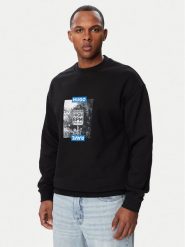 HUGO Bluza Noldocrew 50570029 Czarny Regular Fit. Czarne bluzy Hugo, m, bez wzorów, z bawełny, bez kaptura. Za 399.99 zł.