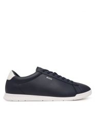 BOSS Sneakersy Nitan 50568470 Granatowy. Niebieskie buty sportowe casual Boss, bez wzorów, ze skóry, bez zapięcia. Za 699.99 zł.