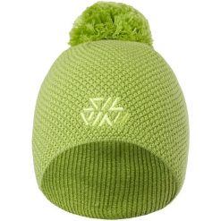 Czapka z pomponem Silvini Airoso. Zielone czapki zimowe Silvini, bez wzorów. Za 116.00 zł.