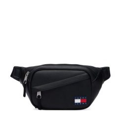 Nerka Tommy Jeans. Czarne saszetki i nerki Tommy Jeans, bez wzorów, z jeansu. Za 289.99 zł.