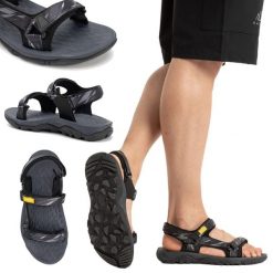 Sandały męskie KADVA Cruzo. Czarne sandały KADVA, bez zapięcia. Za 99.99 zł.