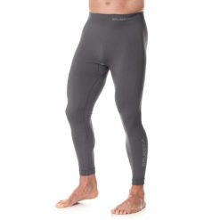 Spodnie męskie termoaktywne Brubeck EXTREME THERMO. Szare bielizna termoaktywna Brubeck, l, bez wzorów, z elastanu, bez ramiączek, do biegania. Za 138.99 zł.