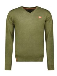 Canadian Peak Sweter "Felineak" w kolorze khaki rozmiar: XL. Brązowe swetry nierozpinane Canadian Peak, xl, bez wzorów, ze splotem, bez kołnierzyka, bez ramiączek. Za 118.84 zł.
