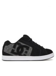 DC Sneakersy NET DC01774062 Czarny. Czarne buty sportowe casual DC, bez wzorów, z materiału, bez zapięcia. Za 279.99 zł.