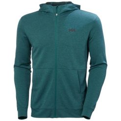 Bluza z kapturem i zamkiem błyskawicznym Helly Hansen HH Lifa Tech Lite. Zielone bluzy Helly Hansen, m, bez wzorów, z kapturem. Za 429.50 zł.