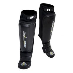 Ochraniacze StormCloud Piszczeli MMA Lightning XL. Brązowe odzież kompresyjna STORMCLOUD, s, bez wzorów, z neoprenu. Za 159.99 zł.