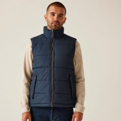Kurtka puchowa bez rękawów Regatta Altoona Insulated. Niebieskie kurtki Regatta, bez wzorów, z puchu, bez kaptura. W wyprzedaży za 309.99 zł.