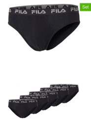Fila Slipy (5 par) w kolorze czarnym rozmiar: L. Czarne slipki Fila, l, bez wzorów. Za 100.99 zł.