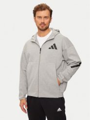 Adidas Bluza Z.N.E. JF2450 Szary Regular Fit. Szare bluzy Adidas, m, bez wzorów, z bawełny, bez kaptura. Za 319.99 zł.