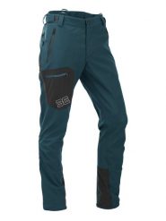 Maul Sport Spodnie softshellowe "Seilschaft XT 10.0" w kolorze morsko-czarnym rozmiar: 50. Niebieskie spodnie treningowe długie Maul Sport, bez wzorów, z materiału. Za 404.99 zł.