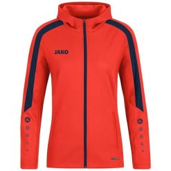 Bluza dresowa z kapturem Jako Power. Czerwone bluzy z kapturem JAKO, m, bez wzorów, z dresówki, z kapturem. Za 209.20 zł.