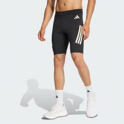 Legginsy adi365 Iconic Running short Tight. Czarne buty do biegania Adidas, bez wzorów, bez zapięcia, do biegania, climacool (adidas). Za 219.00 zł.