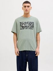 Jack & Jones Koszulka "Jeff" w kolorze zielonym rozmiar: L. Zielone bezrękawniki Jack & Jones, l, bez wzorów, z bawełny, bez kołnierzyka, bez ramiączek. Za 53.04 zł.