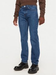AMI PARIS Jeansy HTR001DE0031 Granatowy Classic Fit. Niebieskie jeansy AMI PARIS, m. Za 659.99 zł.