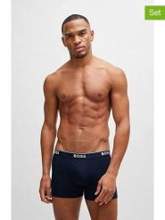 Hugo Boss Bokserki (3 pary) w kolorze czarnym rozmiar: S. Czarne bokserki HUGO BOSS, s, bez wzorów. Za 130.99 zł.