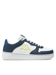 Kappa Sneakersy Logo Maserta 32193CW Biały. Białe buty sportowe casual Kappa, bez wzorów, ze skóry, bez zapięcia. Za 169.99 zł.