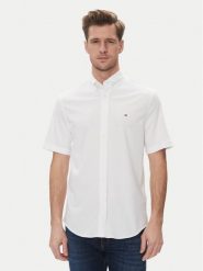 Tommy Hilfiger Koszula Performance MW0MW38663 Biały Regular Fit. Białe koszule Tommy Hilfiger, m, bez wzorów, z syntetyku, bez kołnierzyka, bez ramiączek. Za 349.99 zł.