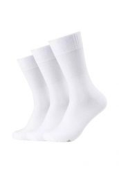Skarpetki sportowe męskie 3pk Men's Basic Socks. Białe skarpetki sportowe Skechers, bez wzorów, z bawełny. Za 29.99 zł.