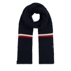 Szalik Tommy Hilfiger. Niebieskie szaliki Tommy Hilfiger, bez wzorów. Za 519.99 zł.
