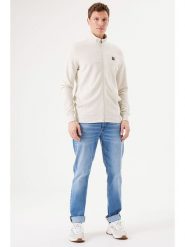 Garcia Bluza w kolorze kremowym rozmiar: XL. Brązowe bluzy Garcia, xl, bez wzorów, z bawełny, bez kaptura. Za 154.79 zł.