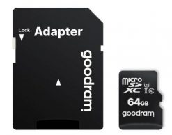 Karta pamięci Goodram microSD 64GB (M1AA-0640R12). Drony GoodRam. Za 24.00 zł.
