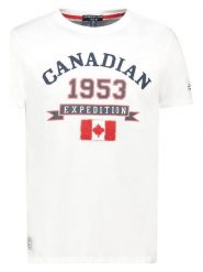 Canadian Peak Koszulka "Jollegioeak" w kolorze białym rozmiar: M. Białe bezrękawniki Canadian Peak, m, bez wzorów, z bawełny, bez kołnierzyka, bez ramiączek. Za 57.06 zł.