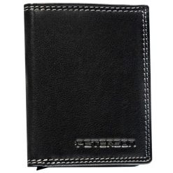 Portfel męski Peterson PTN G372-GKA czarny. Czarne portfele Peterson, bez wzorów. Za 74.99 zł.