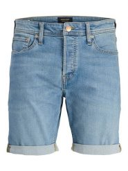 Jack & Jones Szorty dżinsowe "Rick" w kolorze błękitnym rozmiar: XL. Niebieskie szorty Jack & Jones, xl, z aplikacjami, z jeansu, klasyczne. Za 136.45 zł.