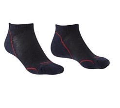 Skarpety do trekkingu Bridgedale Ultra Light T2 Merino Performance Low. Niebieskie skarpety Bridgedale, bez wzorów, z materiału. Za 105.38 zł.