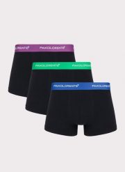 PAKO LORENTE – Bokserki męskie w zestaw 3 szt. Czarne bokserki Pako Lorente, m, bez wzorów, z bawełny. Za 89.99 zł.