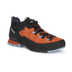 Buty podejściowe męskie AKU M'S ROCK DFS GTX. Brązowe buty trekkingowe Aku, bez wzorów, bez zapięcia, trekkingowe. Za 499.00 zł.