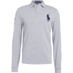 Polo Ralph Lauren BASIC CUSTOM SLIM FIT Koszulka polo andover heather. Czarne koszulki polo marki Polo Ralph Lauren, z materiału. W wyprzedaży za 471.20 zł.