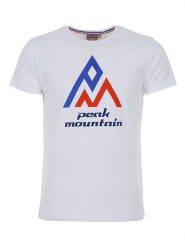 Peak Mountain Koszulka w kolorze białym rozmiar: XXL. Białe bezrękawniki Peak Mountain, xxl, bez wzorów, bez kołnierzyka, bez ramiączek. Za 65.99 zł.