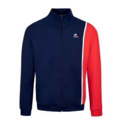 Bluza zapinana na zamek błyskawiczny Le Coq Sportif Saison 1 N°1. Białe bluzy le coq sportif, xs, bez wzorów, bez kaptura. Za 423.55 zł.