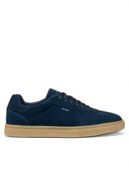Geox Sneakersy U Baltmoore U65LDC 00022 C4002 Granatowy. Niebieskie buty sportowe casual Geox, bez wzorów, ze skóry, bez zapięcia. Za 459.99 zł.