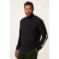 Męska Koszulka funkcyjna z długim rękawem FLEXNAMIC® fitness QuickDry. Czarne bluzki z długim rękawem JAY-PI, m, bez wzorów, z elastanu, bez kołnierzyka, bez ramiączek. Za 244.99 zł.