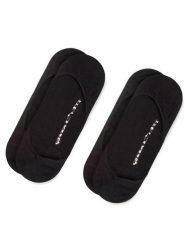 Tommy Hilfiger Stopki 343025001 Czarny. Czarne skarpety Tommy Hilfiger, bez wzorów, z materiału. Za 49.99 zł.