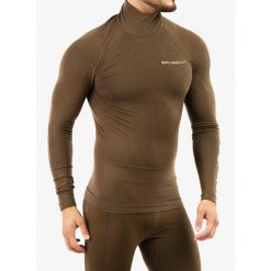 Bluza termoaktywna męska Brubeck Ranger Wool. Zielone bielizna termoaktywna Brubeck, m, bez wzorów, bez ramiączek. Za 398.99 zł.
