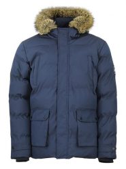 Peak Mountain Kurtka zimowa "Canabel" w kolorze granatowym rozmiar: XL. Niebieskie kurtki Peak Mountain, na zimę, xl, bez wzorów, bez kaptura. Za 260.99 zł.