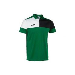 Polo Joma Crew V. Czarne koszulki polo Joma, m, bez wzorów, bez kołnierzyka, bez ramiączek. W wyprzedaży za 123.40 zł.