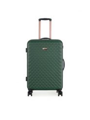 Semi Line Walizka duża T5928-3 Khaki. Brązowe walizki Semi-line, bez wzorów, z tworzywa sztucznego, duże. Za 259.99 zł.