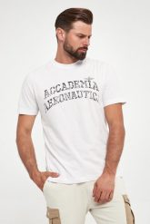 T-shirt męski AEORANUTICA MILITARE. T-shirty Aeronautica Militare, m, bez wzorów, bez kołnierzyka, bez ramiączek. W wyprzedaży za 254.25 zł.
