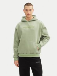 Karl Kani Bluza Ellipse 60210339 Zielony Regular Fit. Zielone bluzy Karl Kani, m, bez wzorów, z bawełny, bez kaptura. Za 199.99 zł.